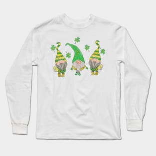 St Patrick's Gnomes Long Sleeve T-Shirt